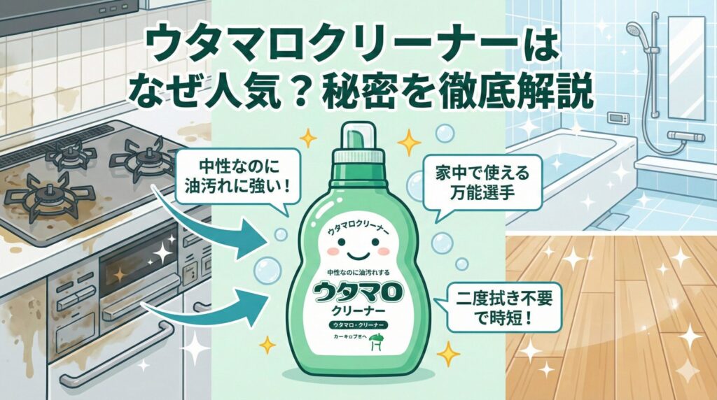 ウタマロクリーナーはなぜ人気？秘密を徹底解説